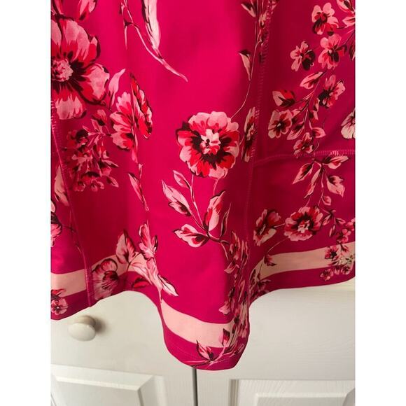 NWT Johnny Was Pink and Red Floral Misty Fall Everyday Tennis Dress • Size XS ⬇️ - Picture 3 of 4